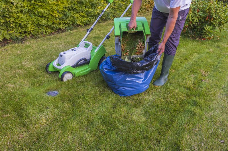 Fall Lawn Equipment in Use